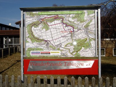 Nordic-Walking-Tafel in Täbingen